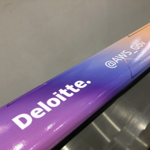 Escalator Handrail Sponsorship at AWS Summit 2022 – Washington, DC adrail 3