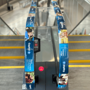 Capital two handrail AdRail ads