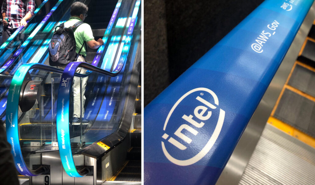 2019 Amazon AWS Public Sector Summit, Washington, D.C. AdRail