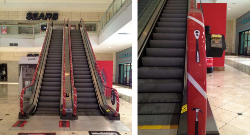 AdRail Sears Westfield Malls, Chicago images